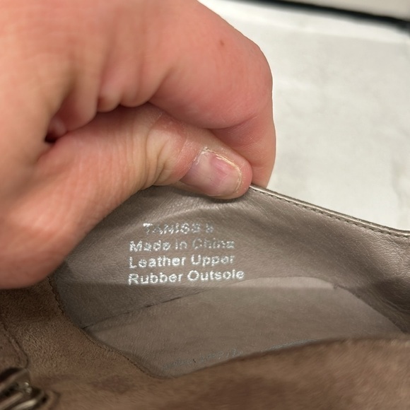 Sbicca Taniss Vintage Laser Cut Suede Leather Women's Mule Clog Zip Booties Boho - Picture 9 of 15